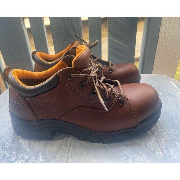 Timberland Women’s PRO Oxford Brown Safety Toe 9 US - Picture 6 of 10